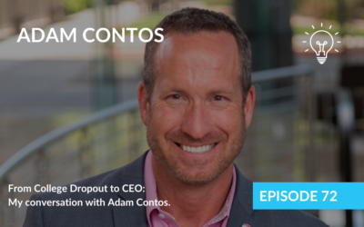 From College Dropout to CEO: My conversation with Adam Contos.